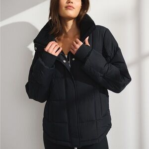 Abercrombie YPB Black Puffer Jacket - Women
